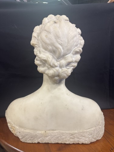 Giandomenico DE MARCHIS (1893-1967) Buste de femme en marbre  - Sculpture Style 