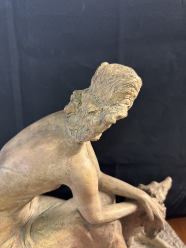 Antiquités - Giandomenico DE MARCHIS (1893-1967) - Femme au lévrier 