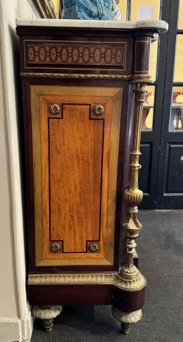Mobilier Buffet - Meuble d'appui en bois de placage, marqueterie et bronze doré, attribué à Paul SORMANI Att.