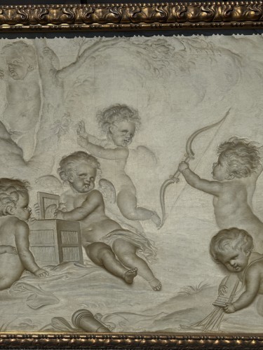 Tableaux et dessins Tableaux XVIIIe siècle - Les Amours jouant, attribué à DE WIT Jacob (c. 1695 - 1754)