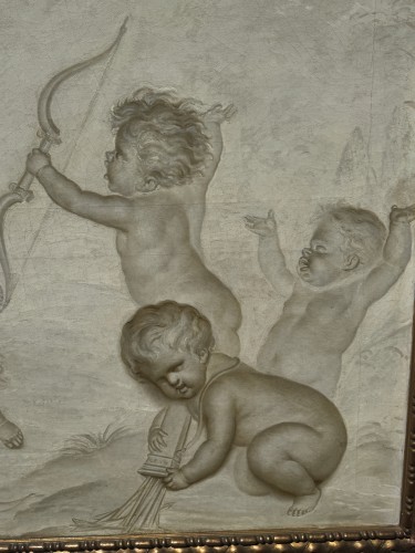 XVIIIe siècle - Les Amours jouant, attribué à DE WIT Jacob (c. 1695 - 1754)