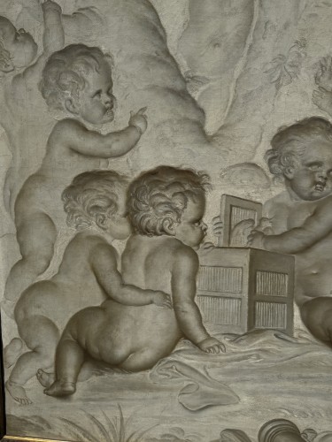 Antiquités - Les Amours jouant, attribué à DE WIT Jacob (c. 1695 - 1754)