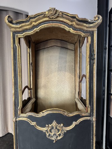 XVIIIe siècle - Chaise à porteur, Italie XVIIIe siècle