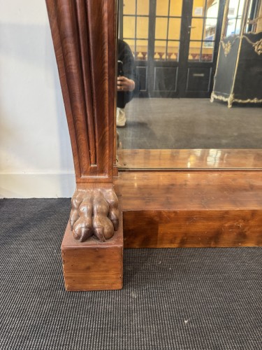  - Console estampillée JACOB en acajou et bronze doré, XIXe siècle