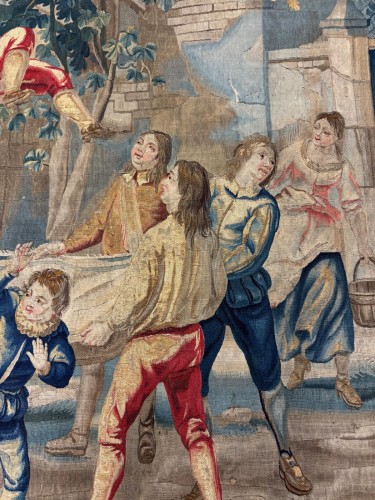 Tapisserie & Tapis Tapisserie - Grande tapisserie d'Aubusson du XVIIIe siècle