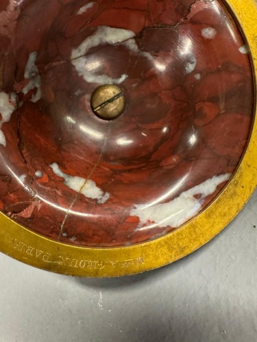 Paire de cassolettes estampillées "A. GIROUX PARIS", XIXe siècle - Blue Antique - Enzo Gironi 