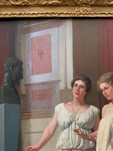 Tableaux et dessins Tableaux XIXe siècle - Tommaso JUGLARIS (1844-1925)  Contemplation 