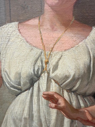 Tommaso JUGLARIS (1844-1925)  Contemplation  - Blue Antique - Enzo Gironi 