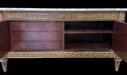 Mobilier Commode - Commode dite « Marie-antoinette » en acajou et bronze doré – Début XXe