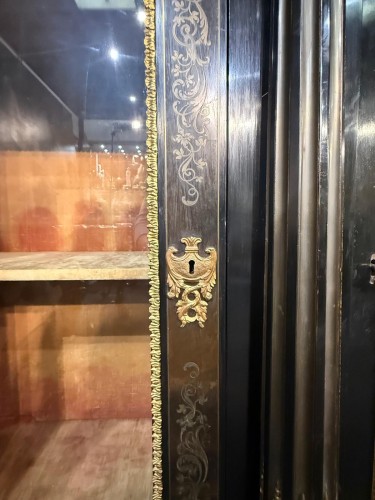  - Important meuble d'appui en marqueterie Boulle, XIXe siècle