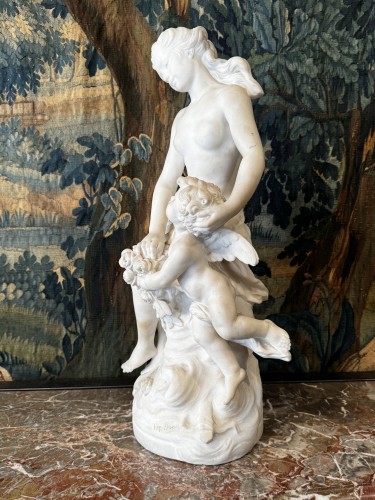 Hippolyte Moreau (1832–1926) – Venus and Cupid - Sculpture Style 