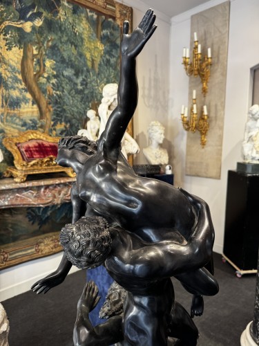 Antiquités - L'enlèvement des Sabines -  Début 20e siècle, fondeur "CHIURAZZI NAPOLI"