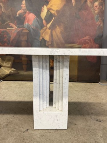 DELFI 260 marble table by Carlo Scarpa &amp; Marcel Breuer - Furniture Style 