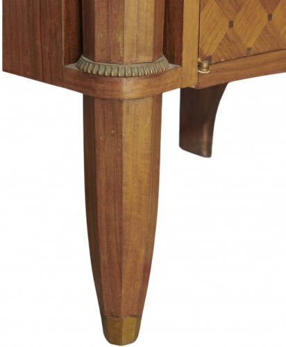 - LELEU Jules (1883–1961) – Important walnut and mother-of-pearl bar cabinet