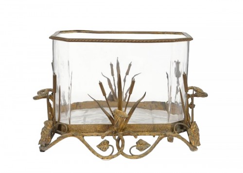 Crystal and gilt bronze aquarium, Napoleon III period