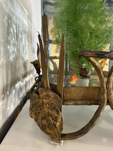 Napoléon III - Crystal and gilt bronze aquarium, Napoleon III period