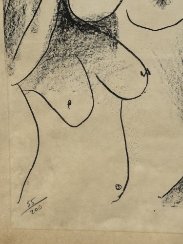  - Pablo Picasso (1881-1973) - Le vieux roi, lithographie 1959