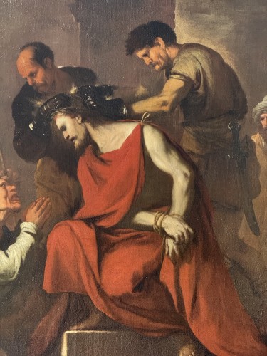 Tableaux et dessins Tableaux XVIIe siècle - GIORDANO Luca (1634-1705) - Incoronazione di spine