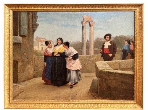 Philip Hermogenes Calderon (1833 - 1898) - Les coquettes, Arles. 1875 