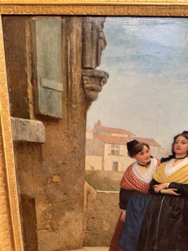 Antiquités - Philip Hermogenes Calderon (1833 - 1898) - Les coquettes, Arles. 1875 