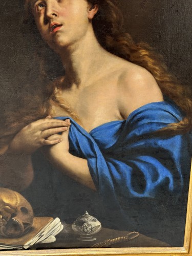 XVIIe siècle - Andrea VACCARO (1604-1670) - Santa Maria Maddalena penitente