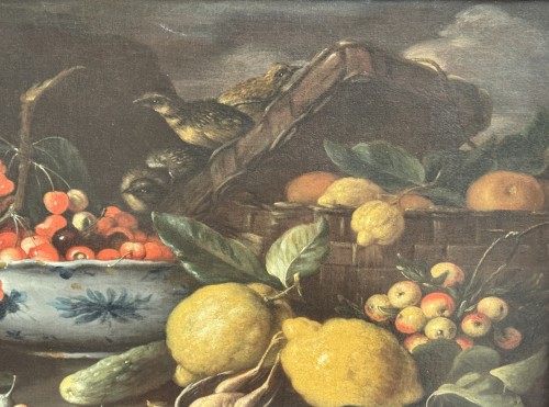 Antiquités - Tommaso Realfonso Masillo (1677-1743) - Paire de natures mortes