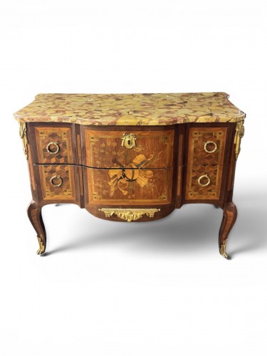 Commode d'époque Transition estampillée FROMAGEAU - époque XVIII° siècle - Mobilier Style Transition