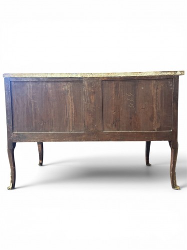 XVIIIe siècle - Commode d'époque Transition estampillée FROMAGEAU - époque XVIII° siècle