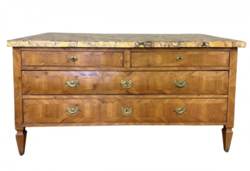 Large pantalonnière en bois fruitier, Toscane XVIIIe siècle