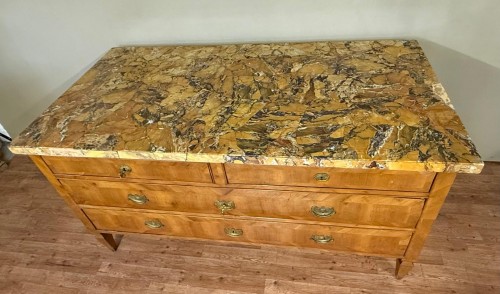 Large pantalonnière en bois fruitier, Toscane XVIIIe siècle - Blue Antique - Enzo Gironi 