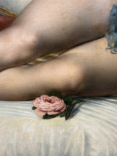 XIXe siècle - SQUARCINA Giovanni (1825 -1891) Nu allongé