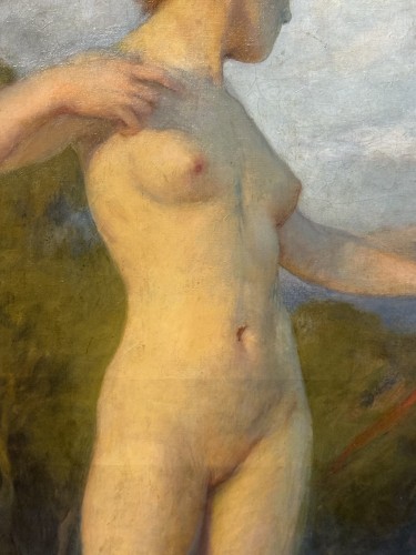 Tableaux et dessins Tableaux XIXe siècle - Charles Amable Lenoir (1860-1926) Diane