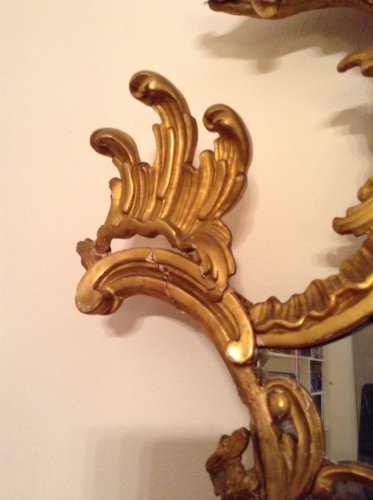 Mirrors, Trumeau  - XVIIIthc giltwood mirror