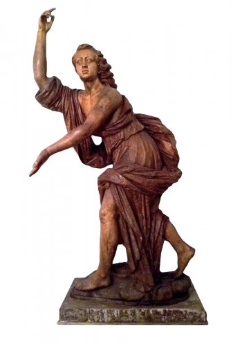 Statue en bois sculpté XVIIIe