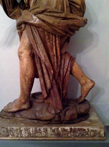 Antiquités - Statue en bois sculpté XVIIIe