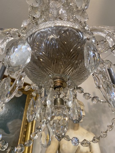 XXe siècle - Lustre en cristal de Baccarat