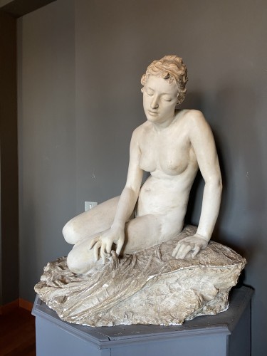 Grande sculpture néoclassique en plâtre, Circa 1820 - 
