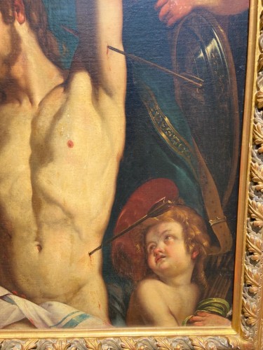 Tableaux et dessins  - Saint Sébastien, école italienne du  XVIIe siècle