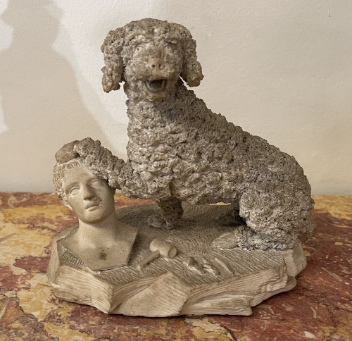 Ensemble de chiens en faïence, Angleterre fin 18e siècle - Céramiques, Porcelaines Style 