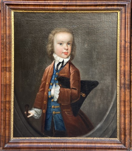 Portraits de jeunes garçons - École anglaise du XVIIIe siècle - Tableaux et dessins Style 