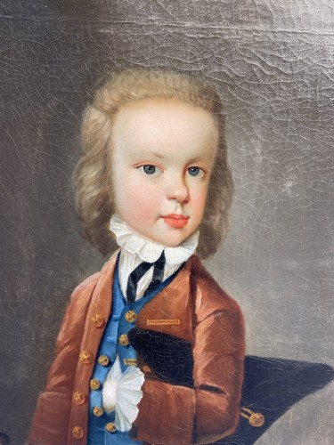 Portraits de jeunes garçons - École anglaise du XVIIIe siècle - 
