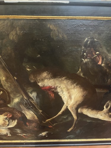  - Paire de natures mortes de chasse, XVIIIe siècle