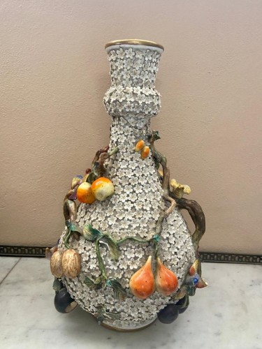 Antiquités - Paire de vases schneeballen, fin XIXe siècle