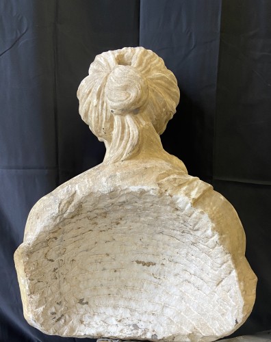 - Buste de femme en marbre, XVIIIe siècle