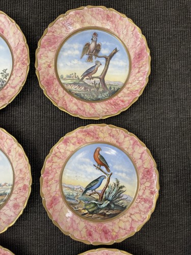  - Suite de 15 assiettes en porcelaine de Sevres du XIXe siècle