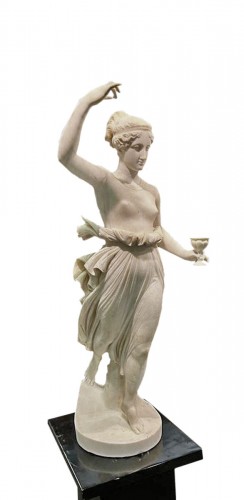 Hébé ou Ebe, marbre blanc d'après Antonio Canova