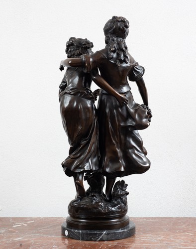 Couple de jeunes filles - Auguste Moreau (1834-1917) - Borrelli Antichita