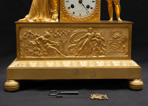 Horlogerie Pendule - Pendule en bronze vers 1820/30