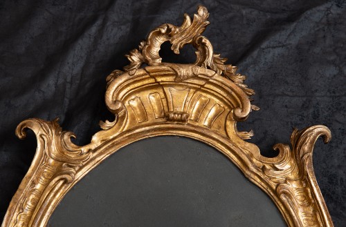 Miroirs, Trumeaux  - Paires de miroirs napolitains du 18e siècle