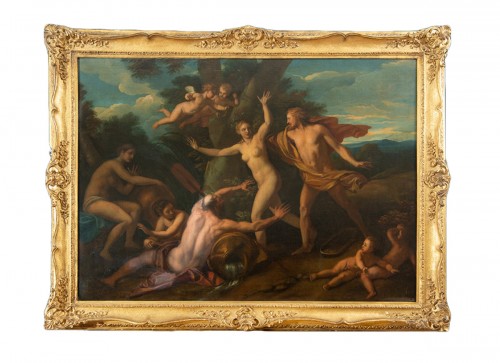 Apollon et Daphné, école Italienne du 17e siècle